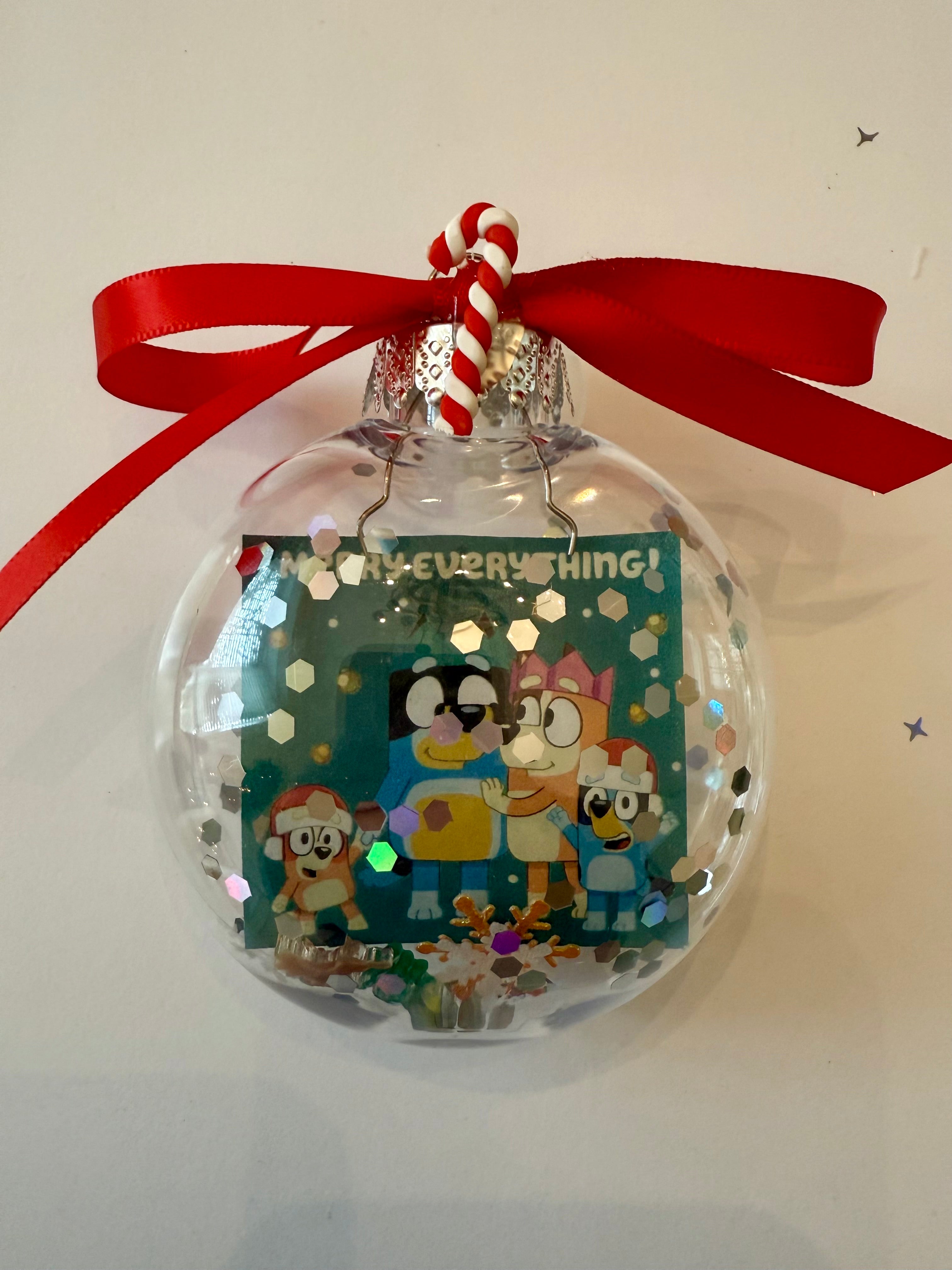 Bluey with Family Christmas Ornament