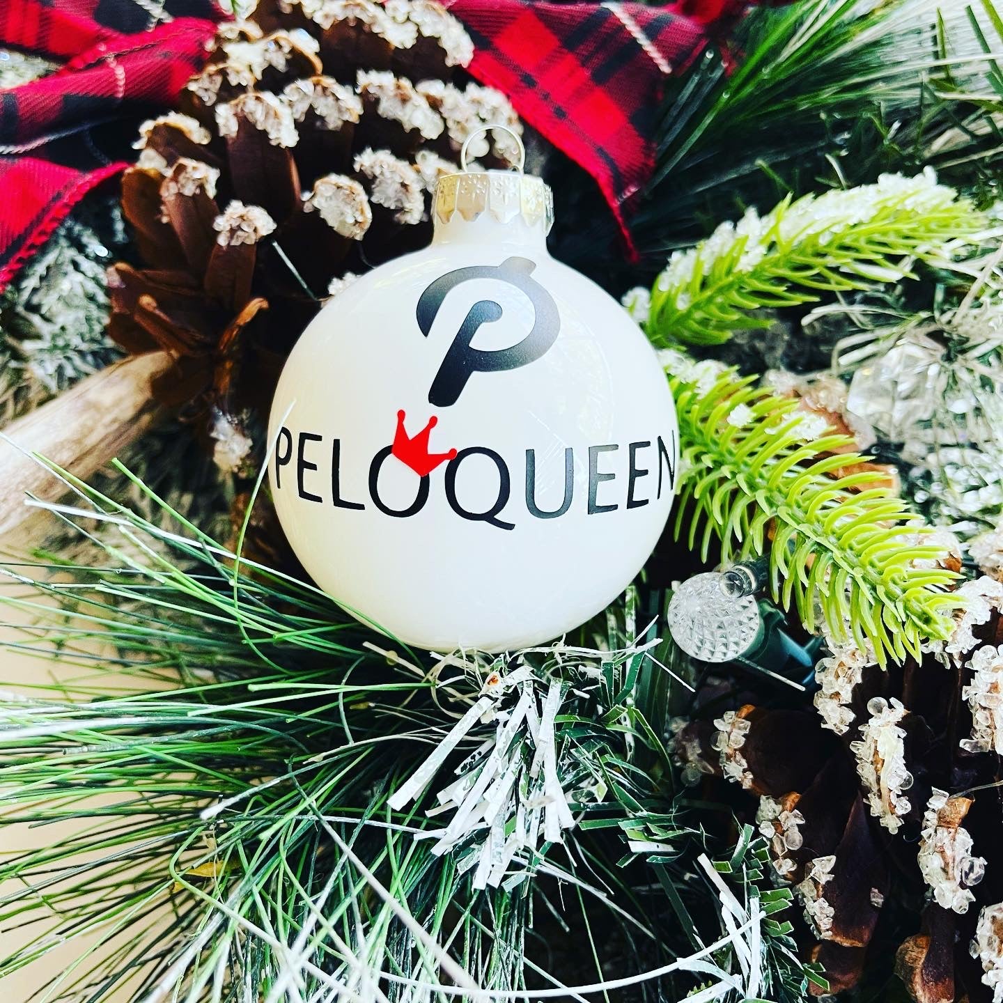 Peloton Ornament Peloqueen