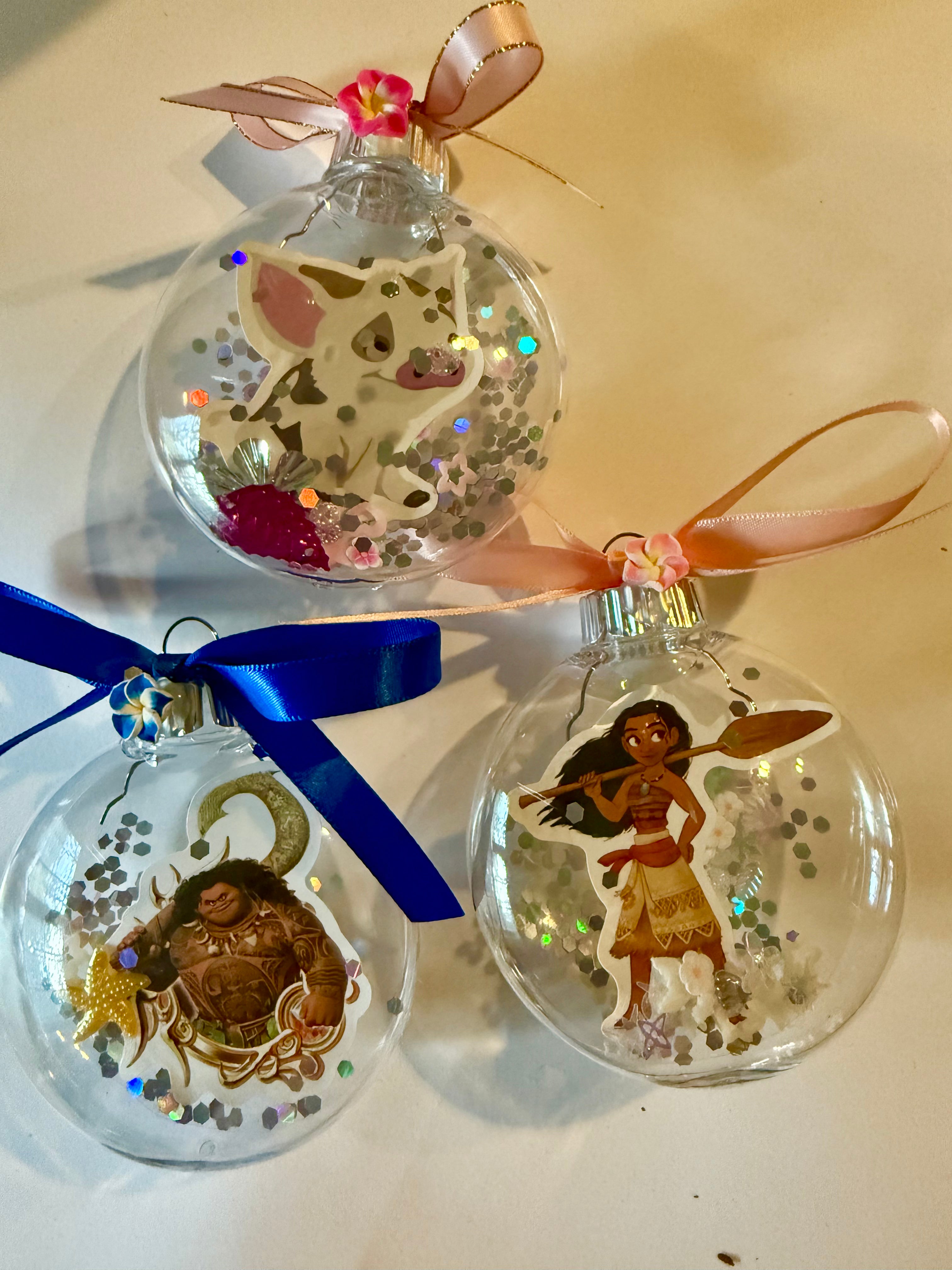 Set of Moana Christmas ornaments - 3