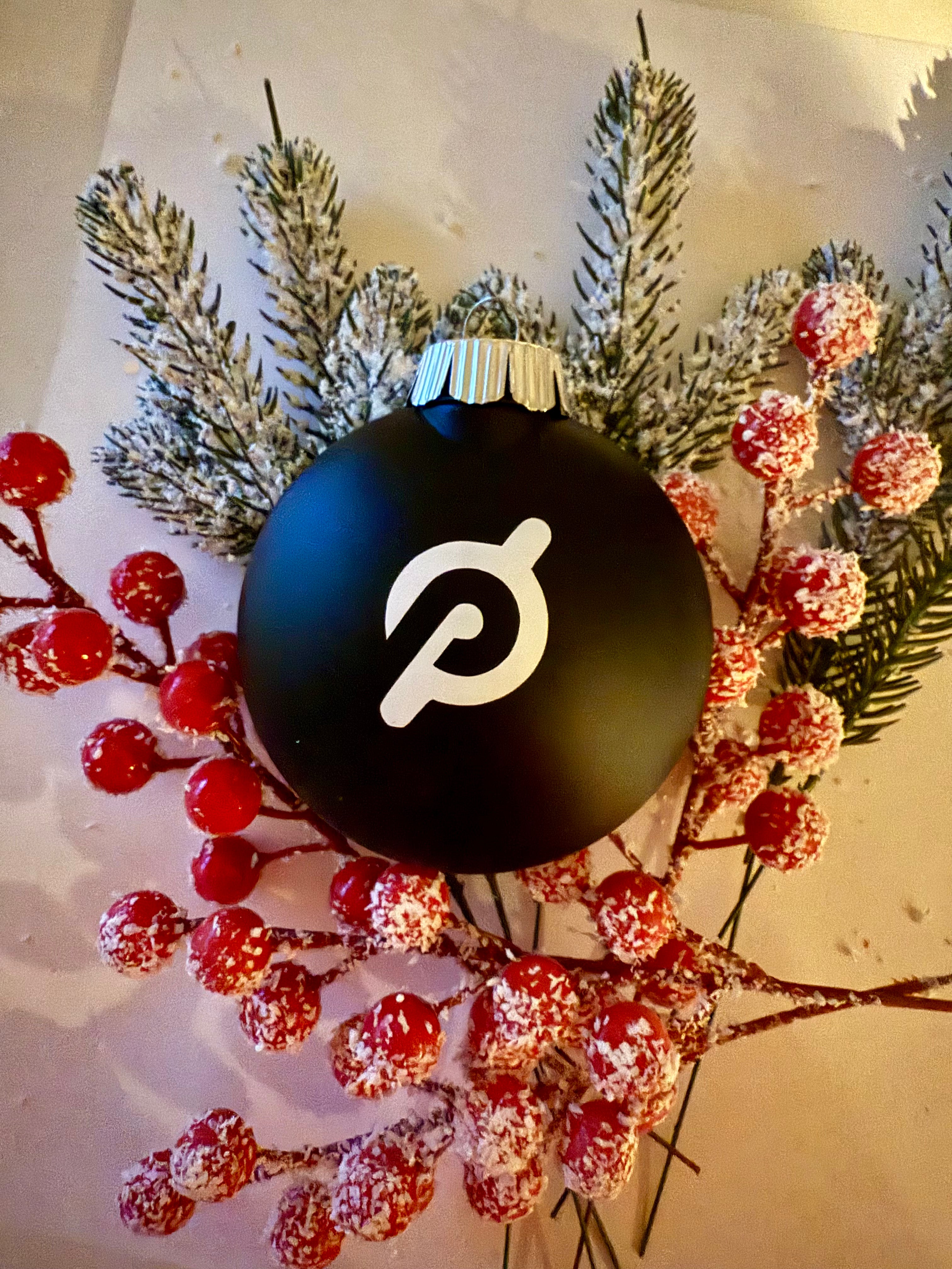 Black Peloton Ornament