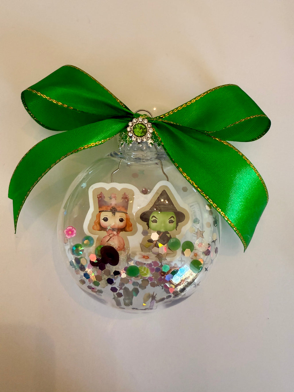 Wicked Funko Pop Elphaba and Glinda Ornament