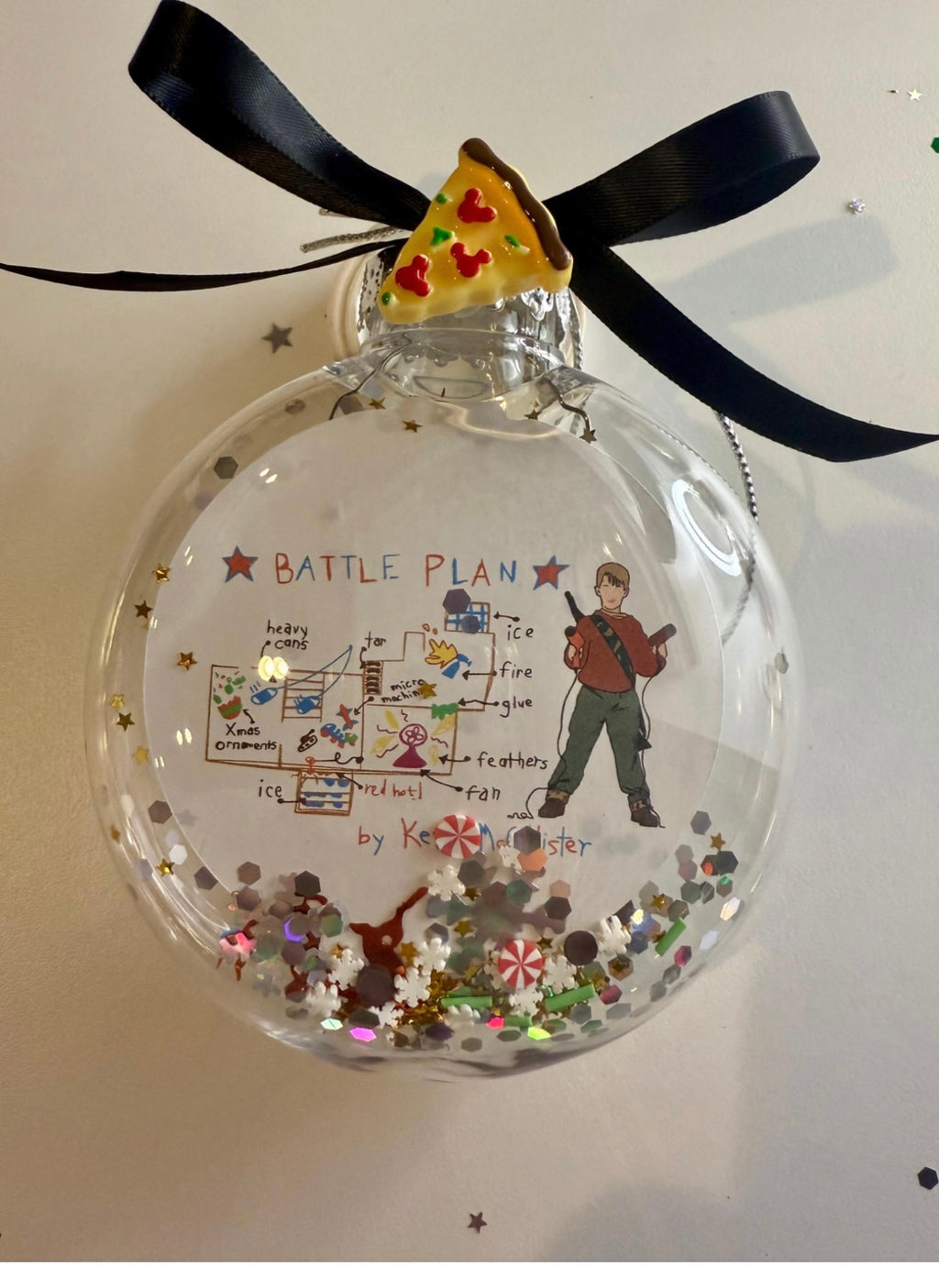 Home Alone Movie Christmas Ornament Battle Plan