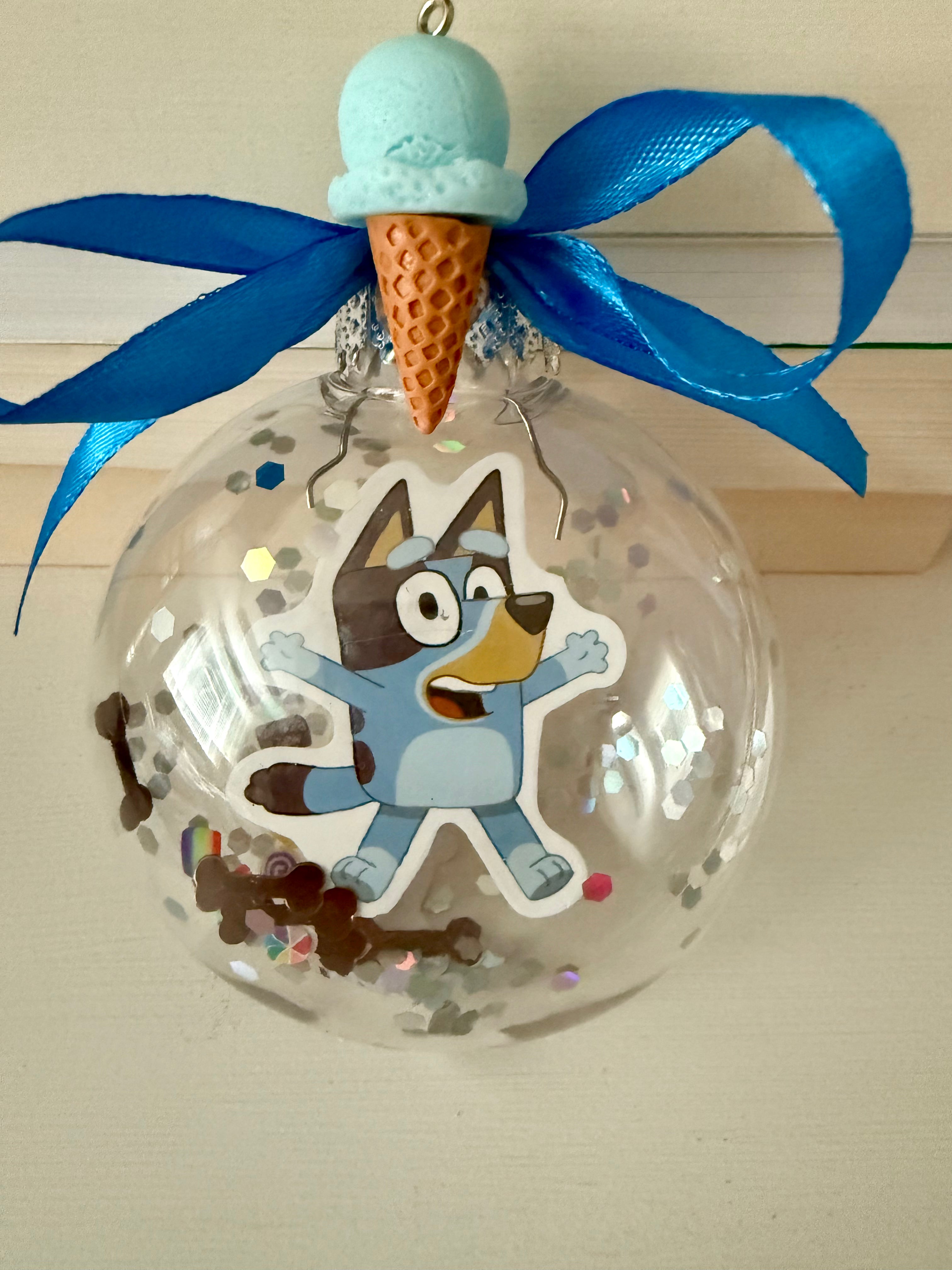 Bluey Christmas Ornaments- Different Styles Available