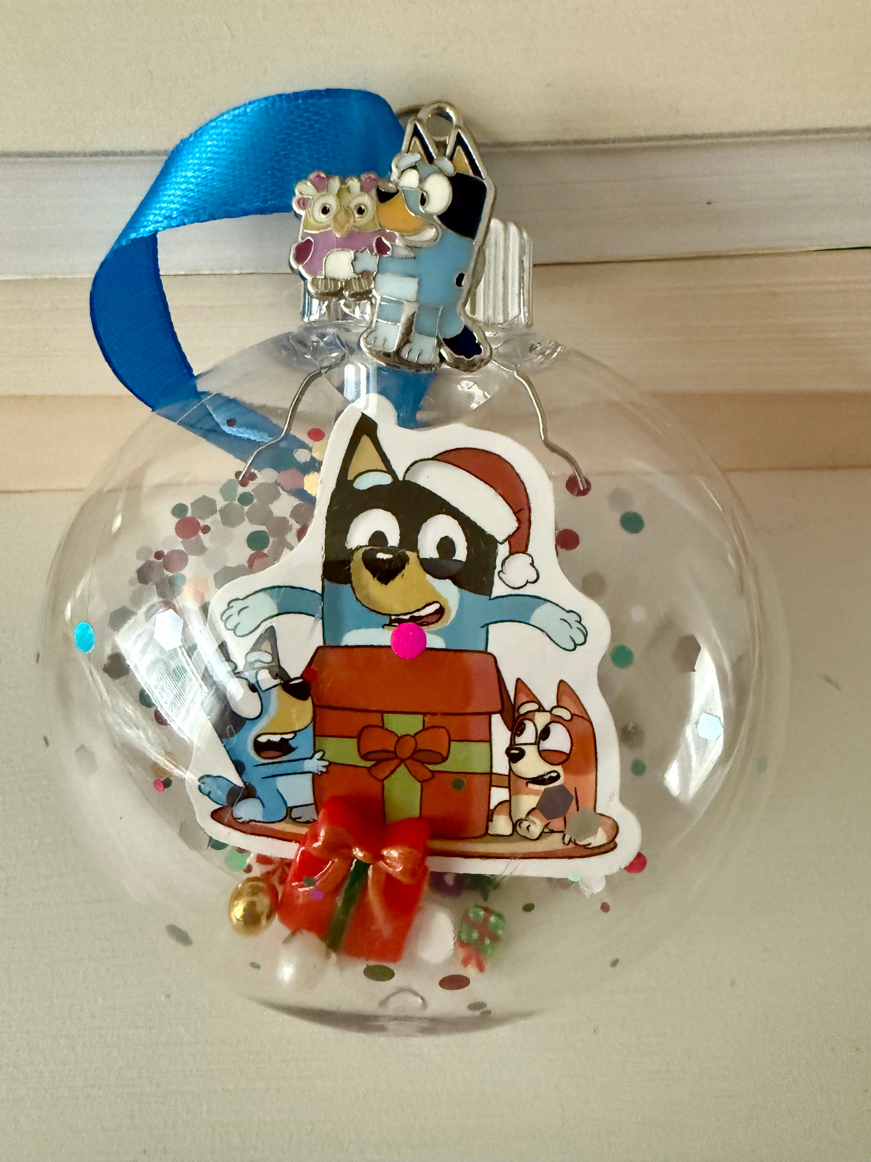 Bluey Christmas Ornaments- Different Styles Available