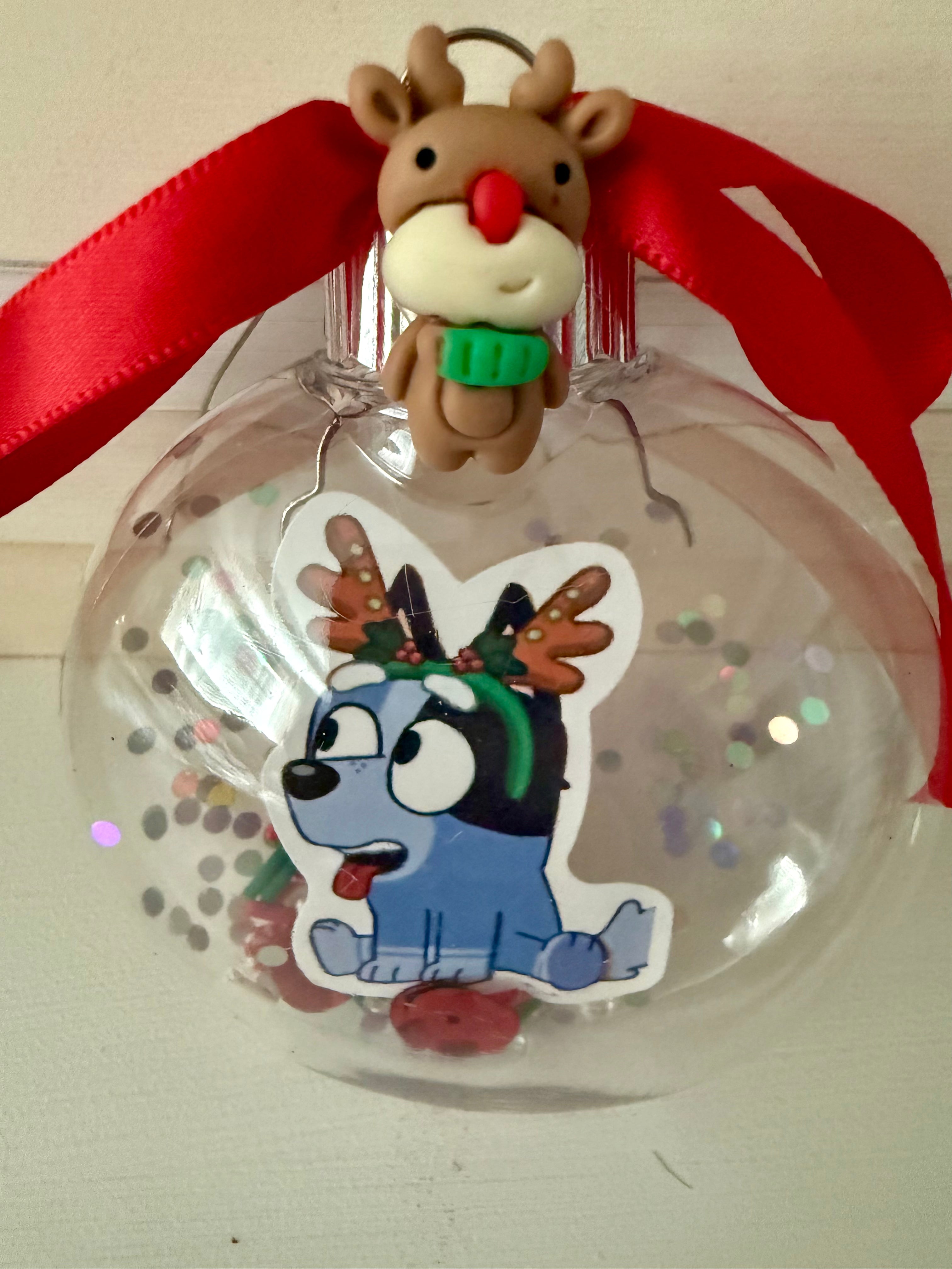 Bluey Christmas Ornaments- Different Styles Available
