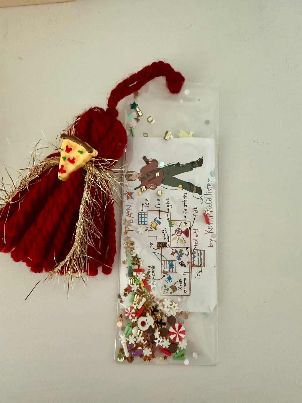 Christmas Bookmark Santa