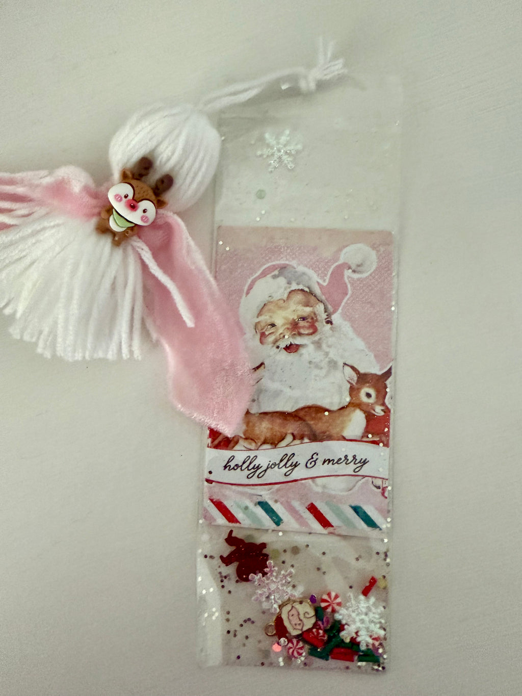 Christmas Bookmark Santa